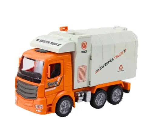 Garbage Truck City Lights Sounds Orange