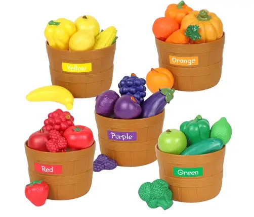 Fruit and Vegetable Sorting Educational Set for Cutting 34 pcs.
