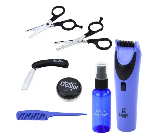 Little Barber's Set Hairdresser Clipper Scissors Accessories 10 pcs.