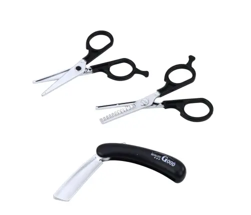 Little Barber's Set Hairdresser Clipper Scissors Accessories 10 pcs.