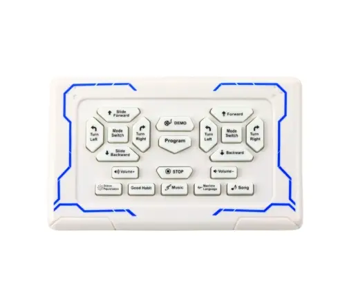 Remote Controlled Educational Robot RC Talking Dancing Lights Sounds Blue