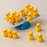 Educational Skill Game For Children Balancing Ducklings