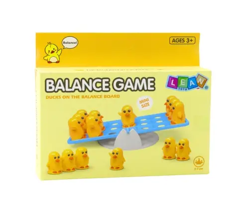 Educational Skill Game For Children Balancing Ducklings