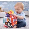 Soft Sensory Cube with Mirror Cars and Road Signs for Toddlers
