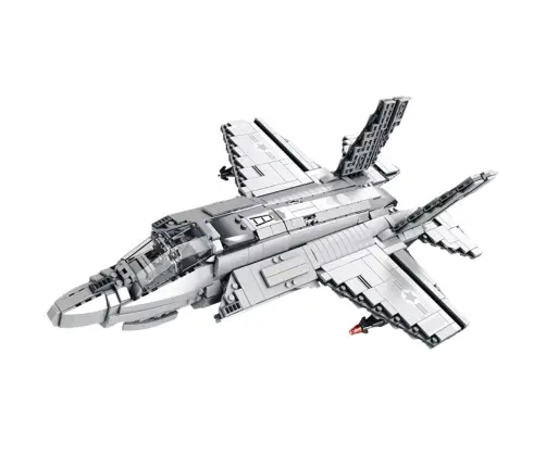 F-35 Lightning II Fighter Plane Construction Bricks Gray 1490 pcs.