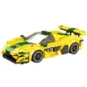 P1 GTR Race Car Construction Set Yellow 351 pcs.