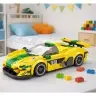 P1 GTR Race Car Construction Set Yellow 351 pcs.