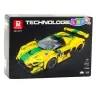 P1 GTR Race Car Construction Set Yellow 351 pcs.