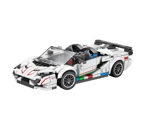 Construction Bricks Sports Car Convertible SVJ White 348 pcs.