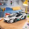 Construction Bricks Sports Car Convertible SVJ White 348 pcs.