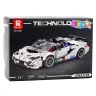 Construction Bricks Sports Car Convertible SVJ White 348 pcs.