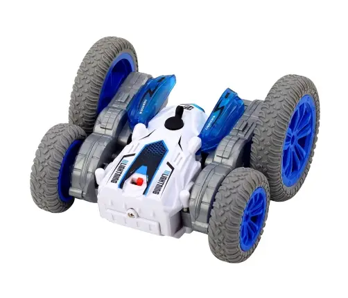 Remote Controlled Stunt Car RC Lights Smoke Drift 360° Blue