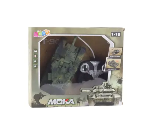 T90 Military Tank Remote Controlled RC Lights Sounds Green 1:18