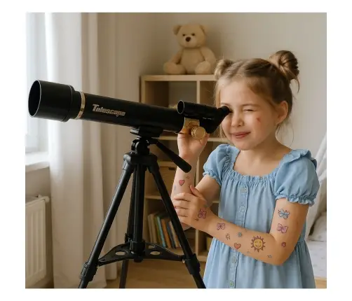 Educational Aluminum Astronomical Telescope with Tripod and Accessories 1.35 M