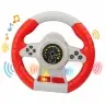 Interactive Steering Wheel Driving Simulator Lights Sounds Red