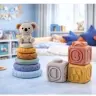 Sensory Educational Blocks Tower of Soft Rubber Blocks Koala 13 pcs.