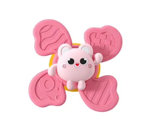 Set of Fidget Spinners Rattles Spinning Suction Cups Colorful 3 pcs.