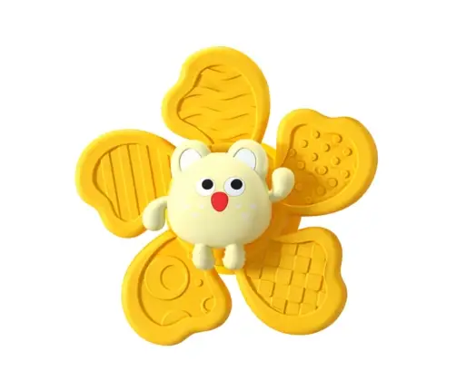 Set of Fidget Spinners Rattles Spinning Suction Cups Colorful 3 pcs.