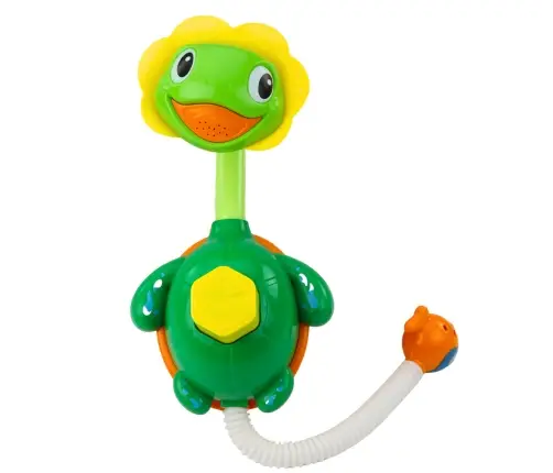 Bath Toy Turtle with Fish Fountain Shower Suction Cups