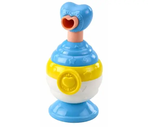 Bath Toy Set Duck Soap Dispenser Cup Blue