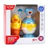 Bath Toy Set Duck Soap Dispenser Cup Blue