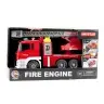 Fire Truck with Boom Fire Department Drive Water Pouring Lights Sounds