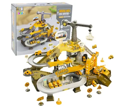 Interactive Set Mining Parking Construction Vehicle Track Mine