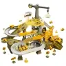 Interactive Set Mining Parking Construction Vehicle Track Mine