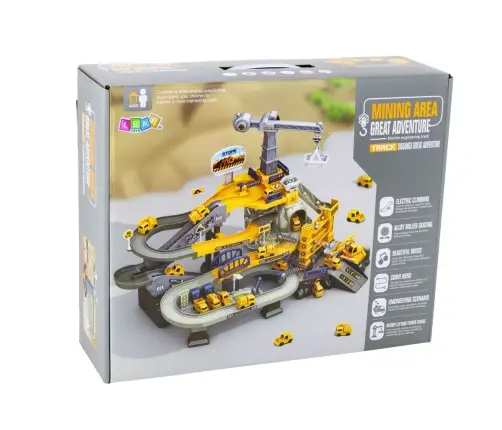 Interactive Set Mining Parking Construction Vehicle Track Mine