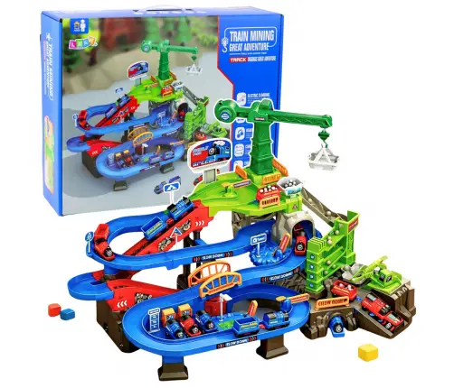 Interactive Set Mining Railway Track Freight Trains Mine Track