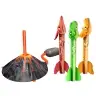 Dinosaur Volcano Launcher Set Foam Rockets Colorful