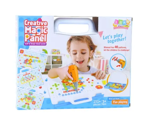 Educational Puzzle Set with Screwdriver for Children, 151 pcs.