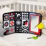 Contrast Sensory Educational Mat with Mirror for Babies