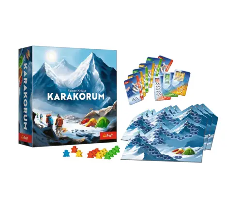 Board Game Karakorum Reiner Knizia: King of the Mountains Trefl 02739
