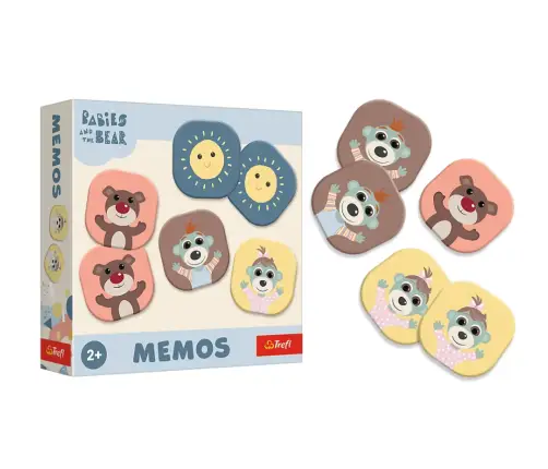 Children’s Game Memos Bobaski and Bear Trefl 02891
