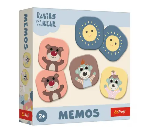 Children’s Game Memos Bobaski and Bear Trefl 02891