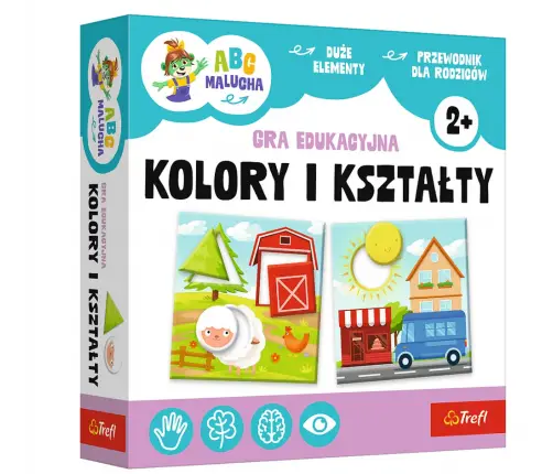 Educational Game Colors and Shapes ABC for Toddlers Treflik Family Trefl 02904