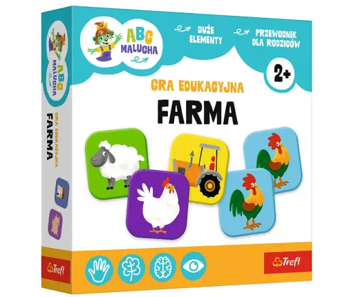 Lernspiel Bauernhof ABC für Kleinkinder Treflik-Familie Trefl 02909