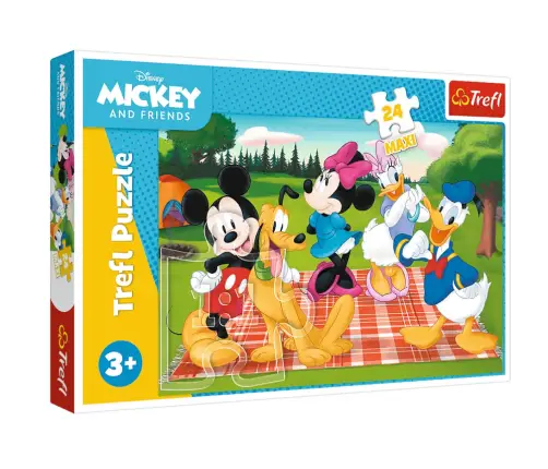 Puzzle – 24 Maxi – My Favourite Mickey Mouse – Disney Mickey Mouse & Friends – Trefl 14380