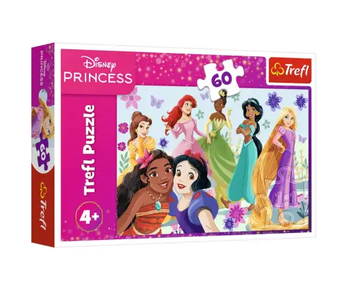 Puzzle – 60 – Princesses in Action – Disney Princess – Trefl 17409