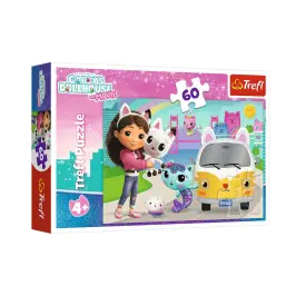Puzzle – 60 – Gabby and Cat Adventures – Gabby's Dollhouse Movie – Trefl 17415 Puzzle – 60 – Gabby and Cat Adventures – Gabby's Dollhouse Movie – Trefl 17415