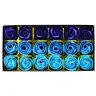 Flower Box Eternal Fragrant Roses Flowers in a Box Blue 18 pcs.