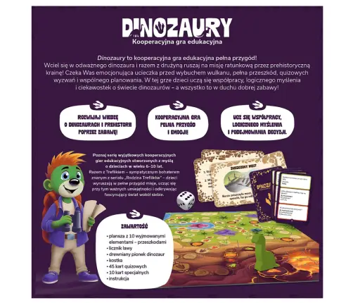 Educational Game: Dinosaurs – The Treflik Family Trefl 02912