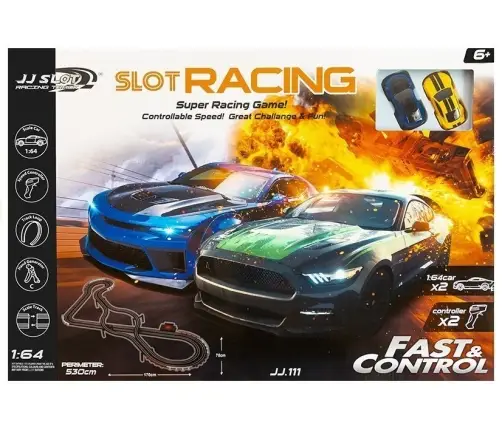 Racing Track 2 Cars Controllers Slot Cars