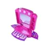 Dressing table with accesories and lights Pink