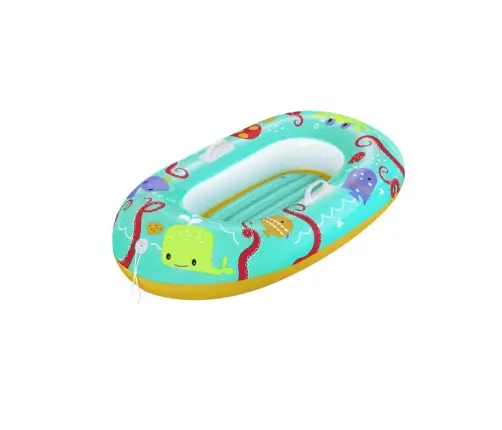 Inflatable Dinghy For Children 119 cm x 79 cm Orange Bestway 34009