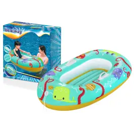 Inflatable Dinghy For Children 119 cm x 79 cm Orange Bestway 34009