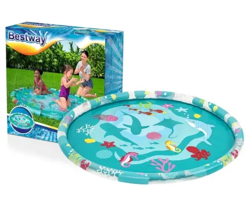 Inflatable Paddling Pool With A Fountain For Children 165 cm Bestway 52487 Inflatable Paddling Pool With A Fountain For Children 165 cm Bestway 52487