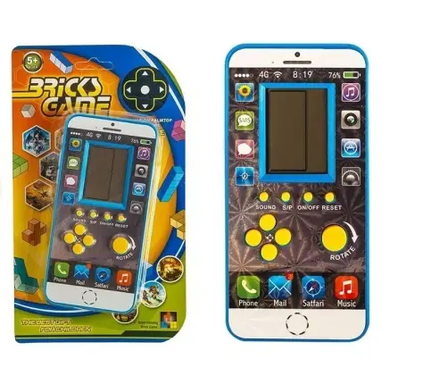 Electronic Brick Game Tetris Smartphone Blue Electronic Brick Game Tetris Smartphone Blue