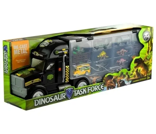 Lorry Truck with Dinosaurs and Cars 49 cm 1:22 + Game